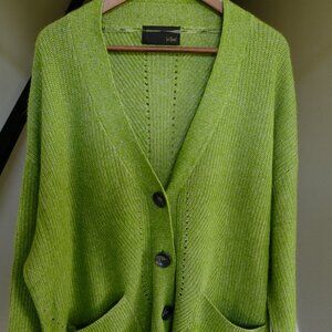 Le Shop Womens Long Cardigan Sweater (Korean Brand)